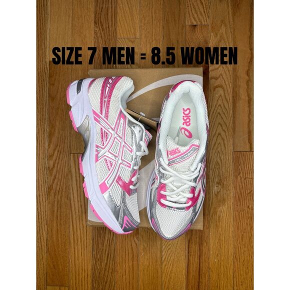 Asics Gel-1130 White Pure Silver Pink size 8.5 women - Picture 1 of 2